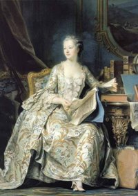 Madame de Pompadour by Quentin de la Tour